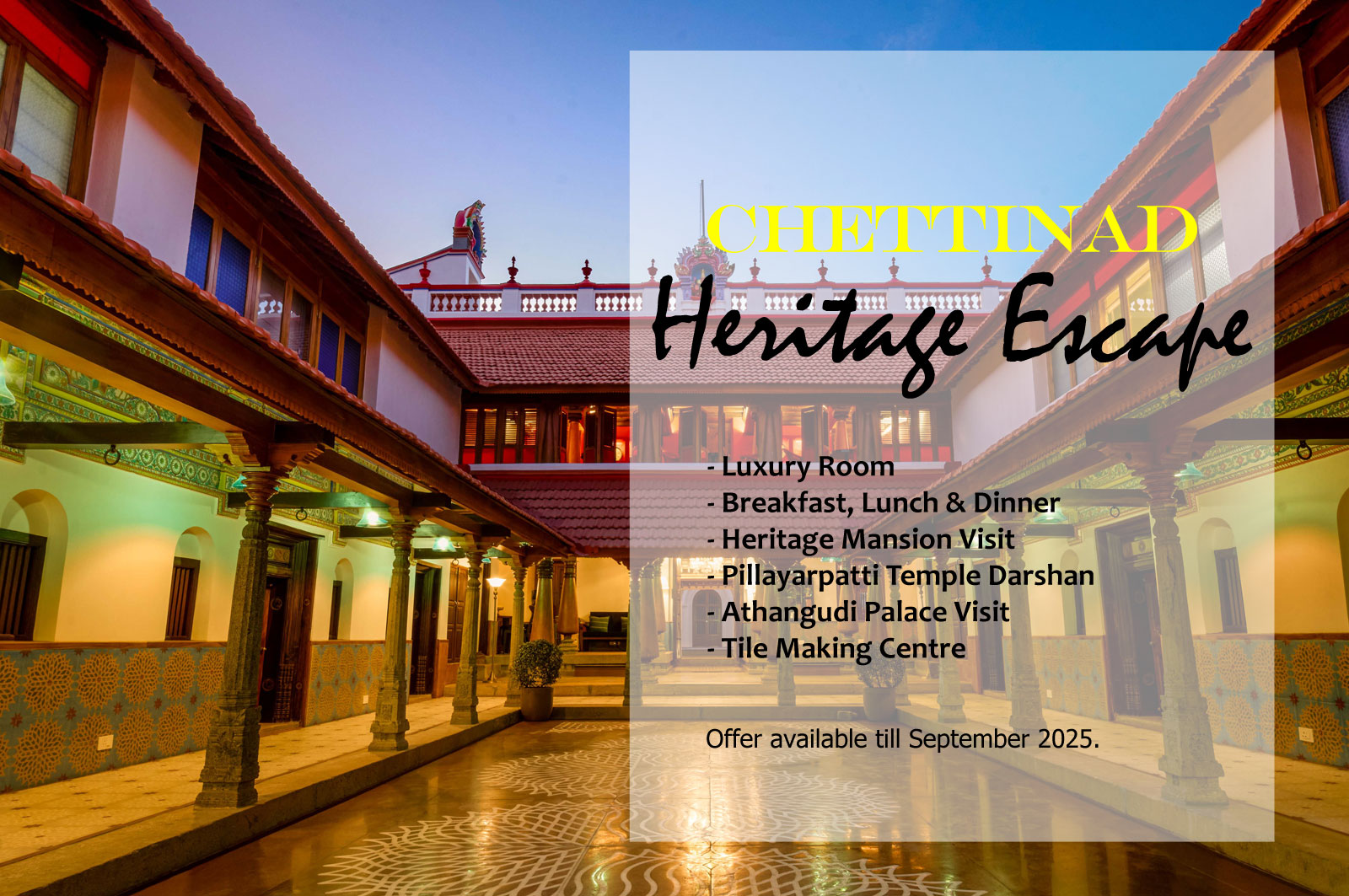Chettinad Heritage Escape