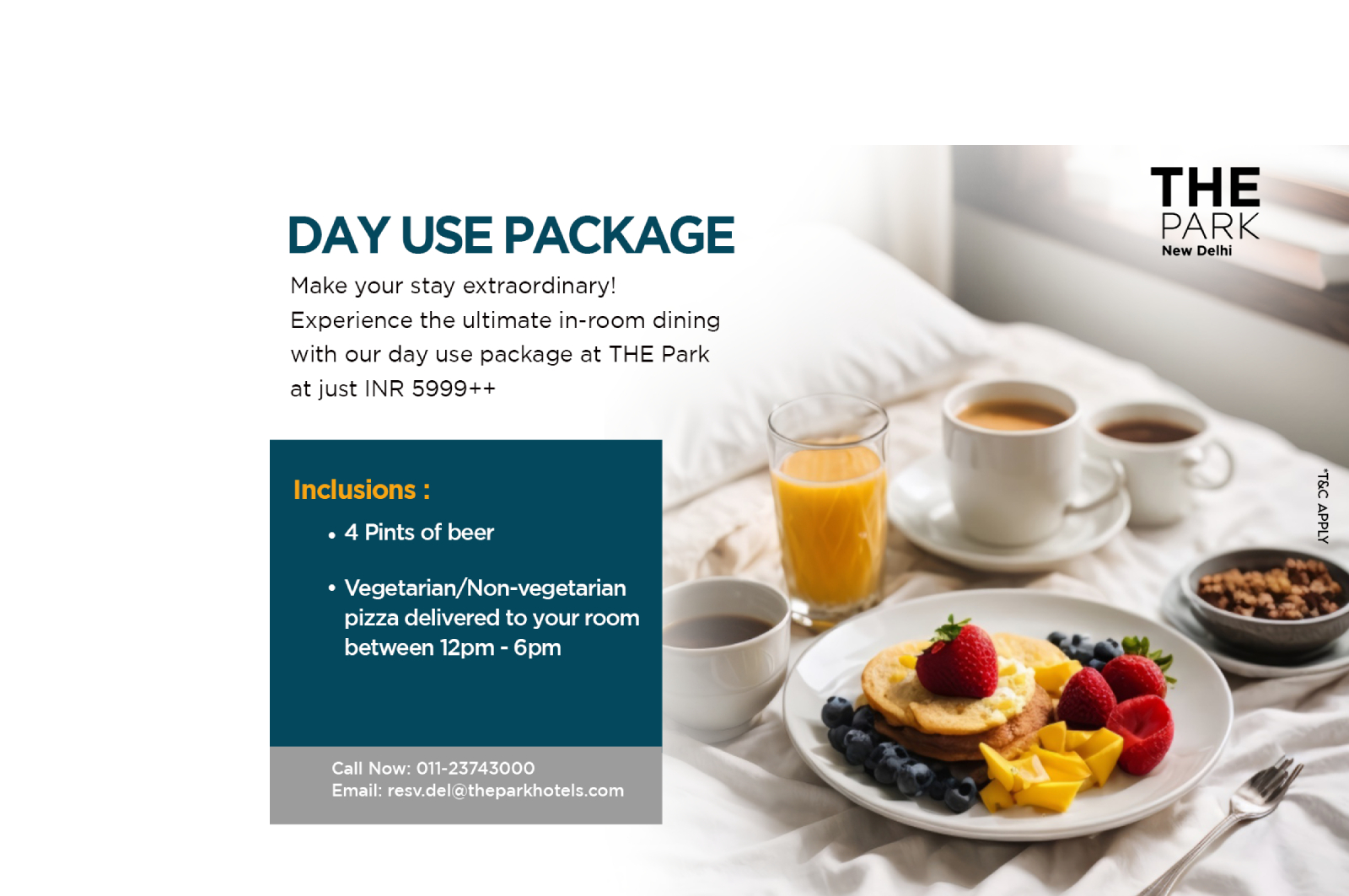 Day Use Package