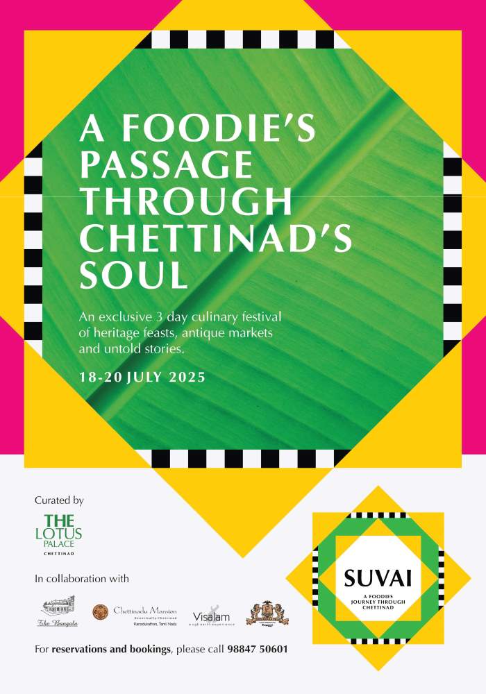 Suvai - A three-day exploration of Chettinad’s cuisine, culture and legacy