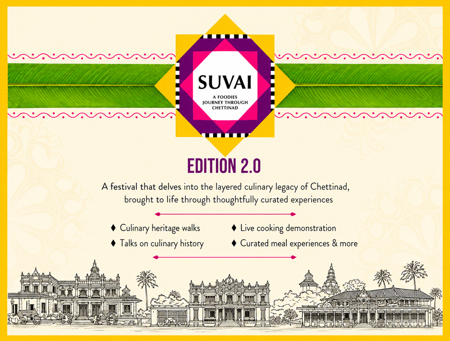SUVAI - A foodies Journey Through Chettinad 