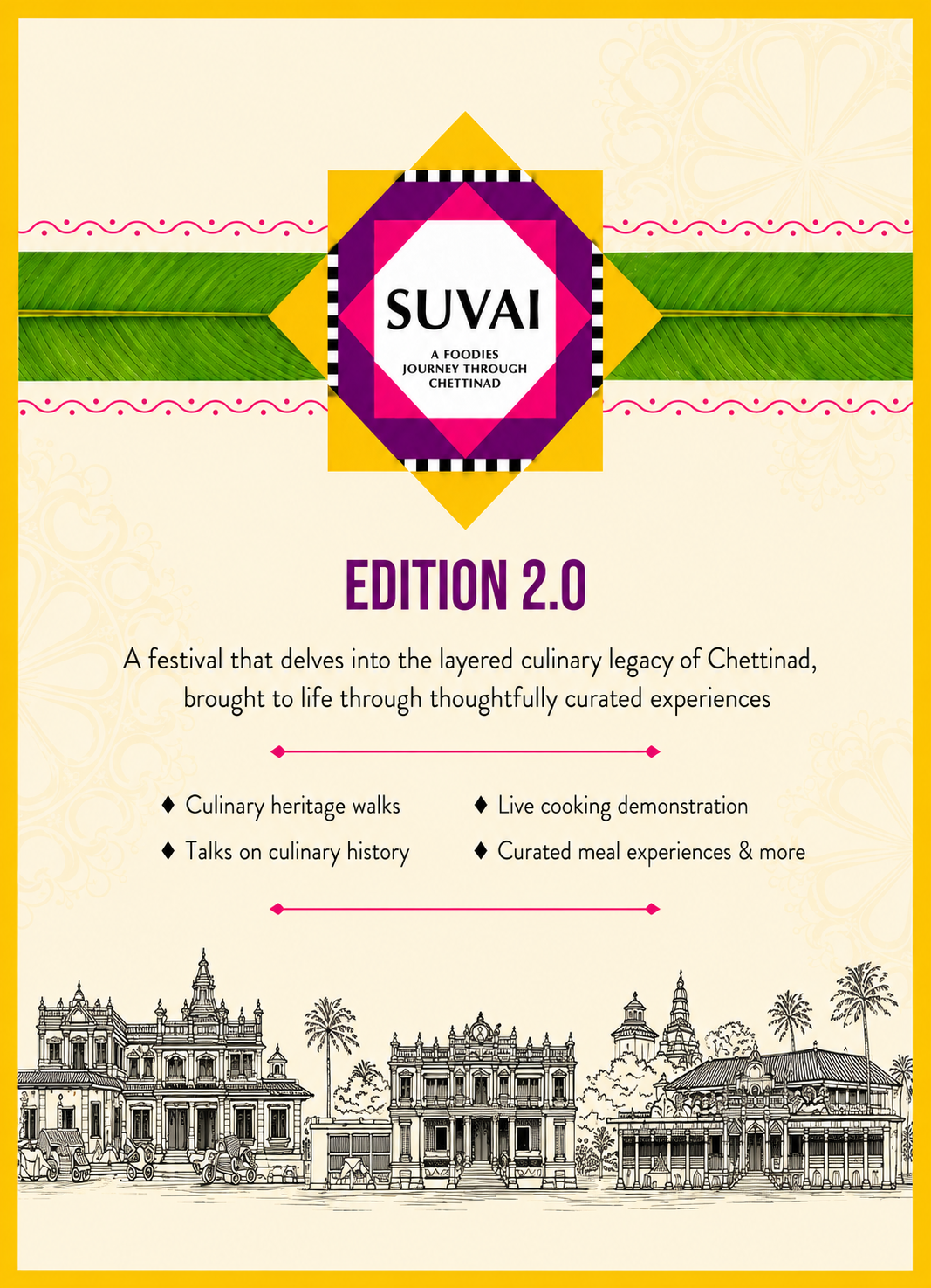 SUVAI - A foodies Journey Through Chettinad 