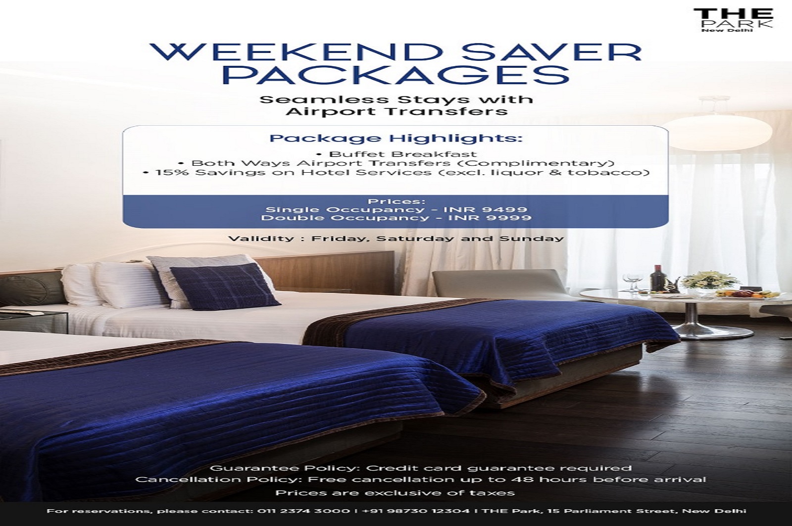 Weekend Saver Package - Seamless Stays With Airport Transfers