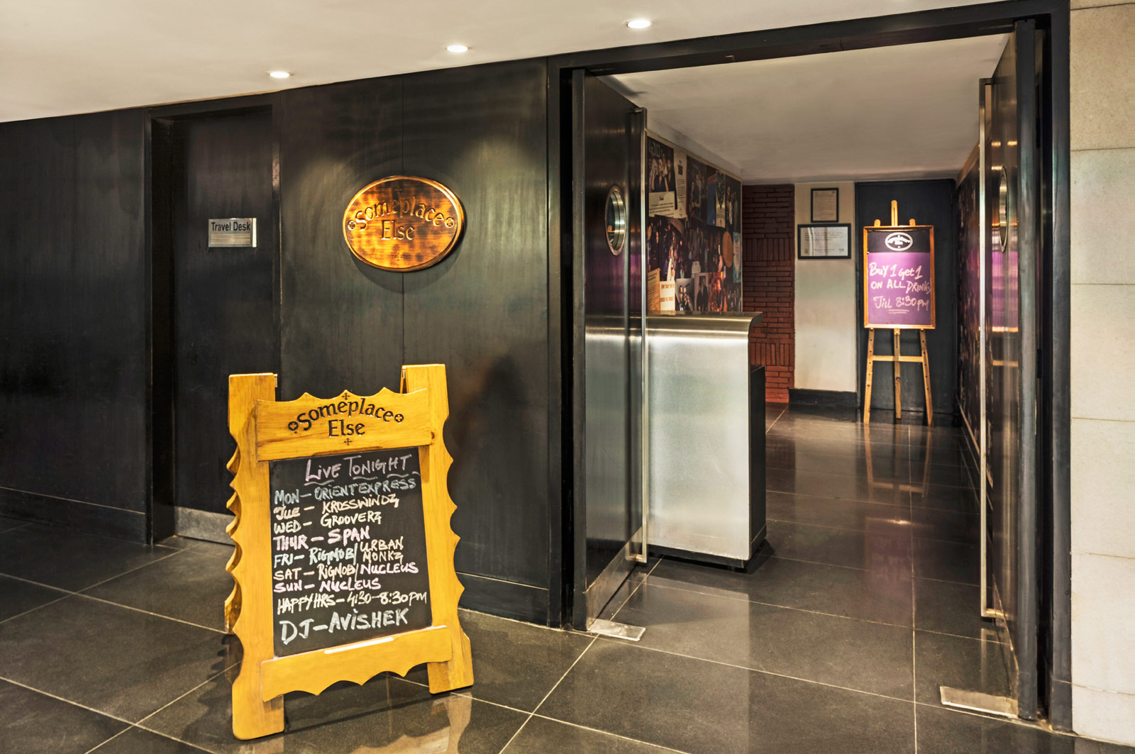 Entrance view of British Style Pub at The Park Hotel Kolkata