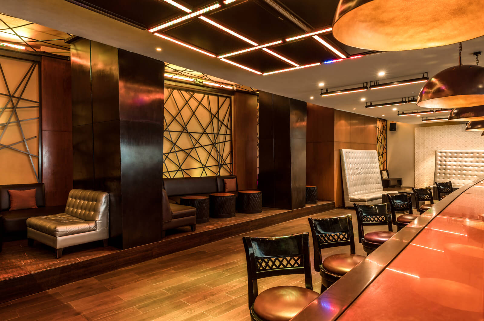 Interior at Agni Lounge and Bar