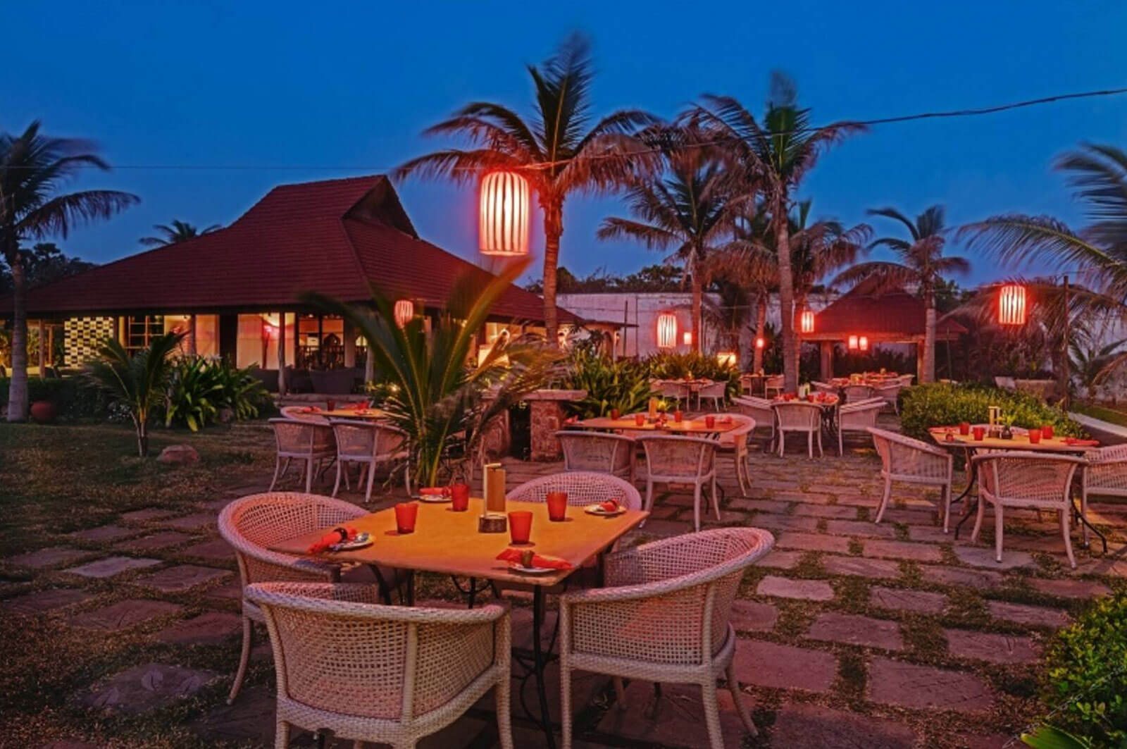 Night View at Bamboo Bay Restaurant
